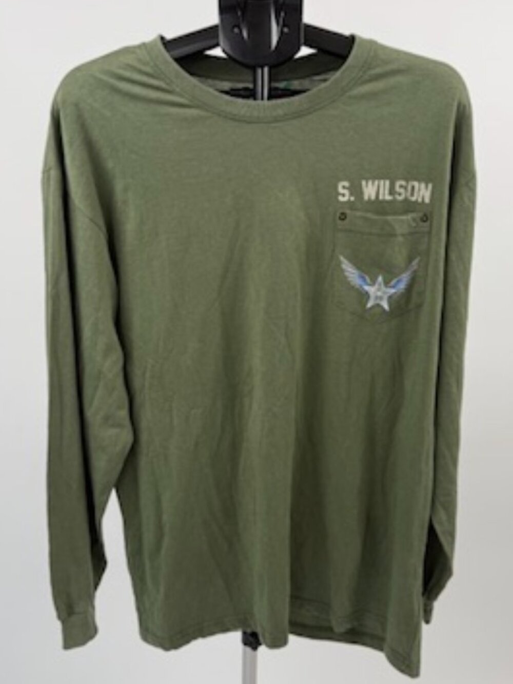🔥 Captain America S. Wilson Long Sleeve Tee (Marvel) – Size XL